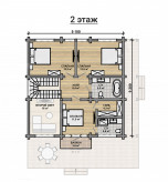 Дом из клееного бруса VZ-409